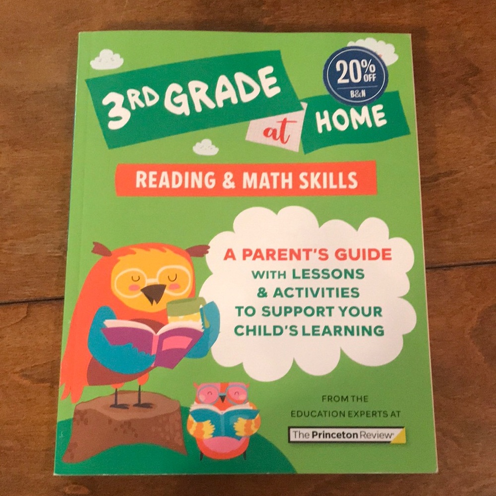 3rd grade at home by the Princeton review